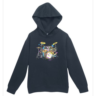 Abstract Art Drums Musician Music Band Throne Noose Urban Pullover Hoodie