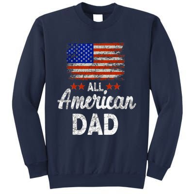 All American Dad July 4th America Flag Patriot Usa Sweatshirt