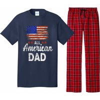 All American Dad July 4th America Flag Patriot Usa Pajama Set