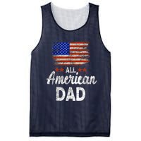 All American Dad July 4th America Flag Patriot Usa Mesh Reversible Basketball Jersey Tank