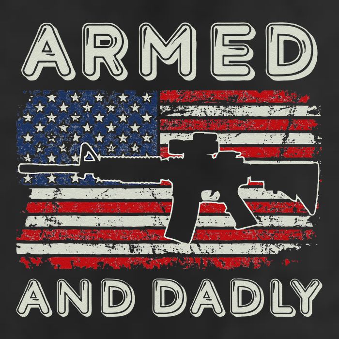 Armed And Dadly Funny Deadly Father Gift For Father's Day 15oz Campfire Ceramic Mug