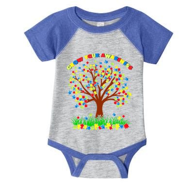 Autism Awareness Day Puzzle Tree Support Autistic Needs Gift Infant Baby Jersey Bodysuit