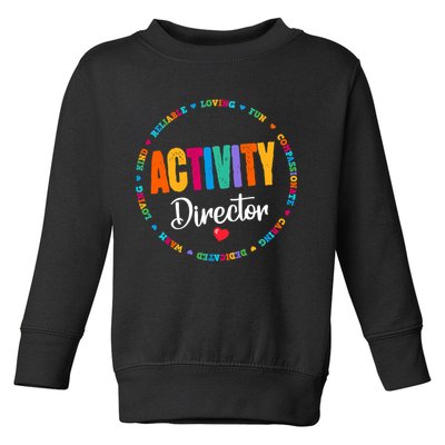 Awesome Activity Director Rock Activity Professionals Week Toddler Sweatshirt