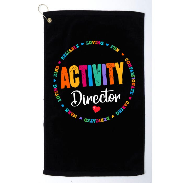 Awesome Activity Director Rock Activity Professionals Week Golf Towel