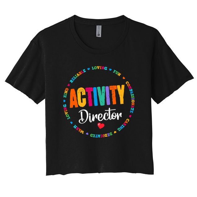 Awesome Activity Director Rock Activity Professionals Week Crop Top