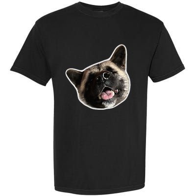 American Akita Dog Lover Design Akita Inu Head Tilt Garment-Dyed Heavyweight T-Shirt