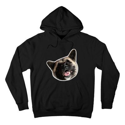 American Akita Dog Lover Design Akita Inu Head Tilt Hoodie