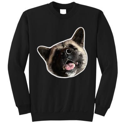 American Akita Dog Lover Design Akita Inu Head Tilt Sweatshirt