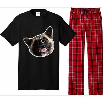 American Akita Dog Lover Design Akita Inu Head Tilt Pajama Set