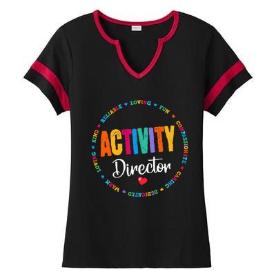 Awesome Activity Director Rock Activity Professionals Week Ladies Halftime Notch Neck Tee