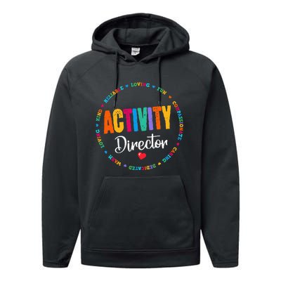 Awesome Activity Director Rock Activity Professionals Week Performance Fleece Hoodie