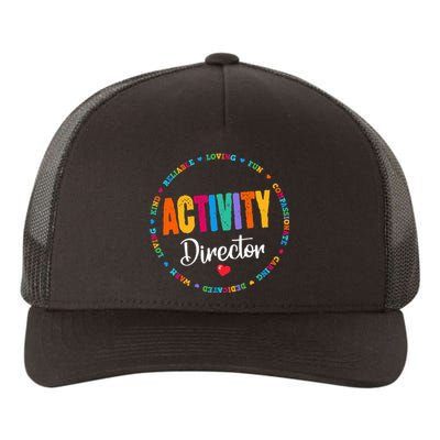 Awesome Activity Director Rock Activity Professionals Week Yupoong Adult 5-Panel Trucker Hat