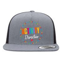 Awesome Activity Director Rock Activity Professionals Week Flat Bill Trucker Hat