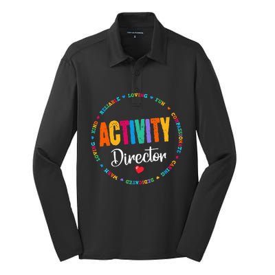 Awesome Activity Director Rock Activity Professionals Week Silk Touch Performance Long Sleeve Polo