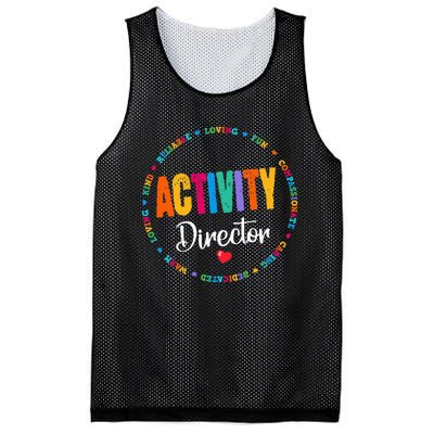 Awesome Activity Director Rock Activity Professionals Week Mesh Reversible Basketball Jersey Tank