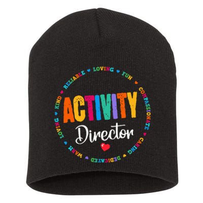 Awesome Activity Director Rock Activity Professionals Week Short Acrylic Beanie