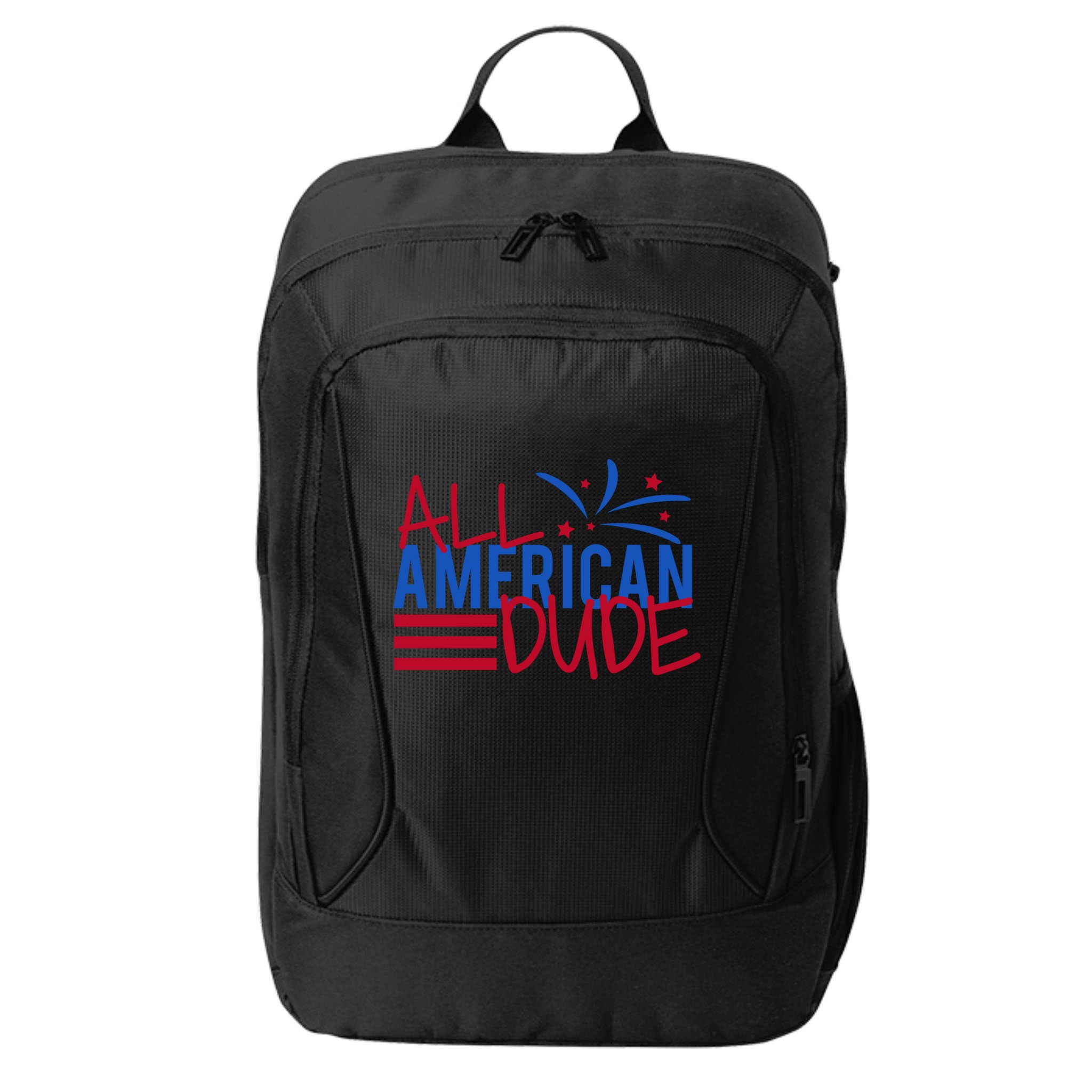 All American Dude 4th July Gift City Backpack