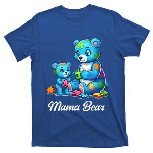 Autism Awareness Day 2024 Mama Bear Mom Autistic Gift T-Shirt