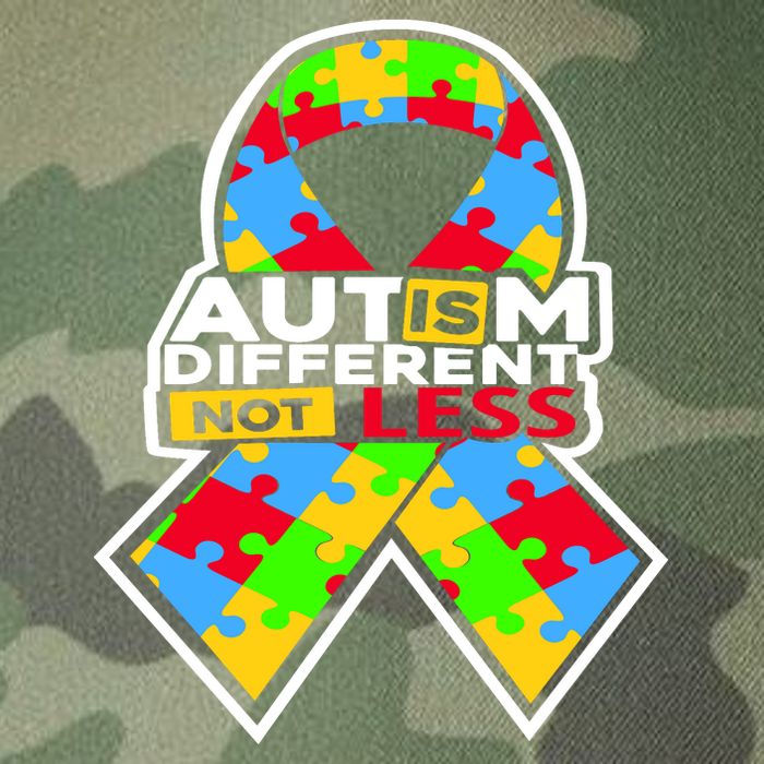 Autism Awareness Different Not Less Puzzle Ribbon Legacy Tie Dye Trucker Hat