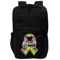 Autism Awareness Different Not Less Puzzle Ribbon Impact Tech Backpack
