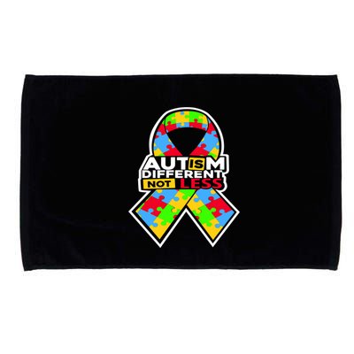 Autism Awareness Different Not Less Puzzle Ribbon Microfiber Hand Towel