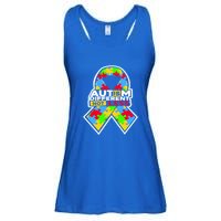Autism Awareness Different Not Less Puzzle Ribbon Ladies Essential Flowy Tank