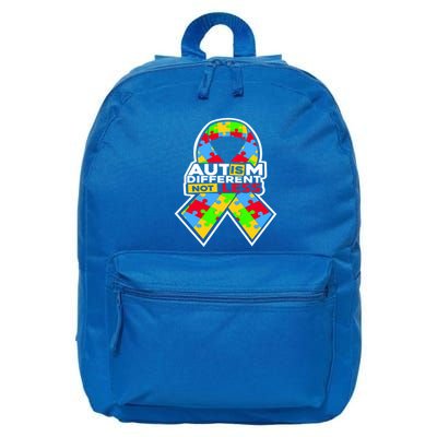 Autism Awareness Different Not Less Puzzle Ribbon 16 in Basic Backpack