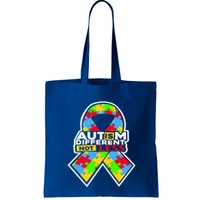 Autism Awareness Different Not Less Puzzle Ribbon Bag