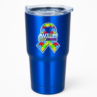 Autism Awareness Different Not Less Puzzle Ribbon Tumbler