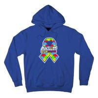 Autism Awareness Different Not Less Puzzle Ribbon Tall Hoodie