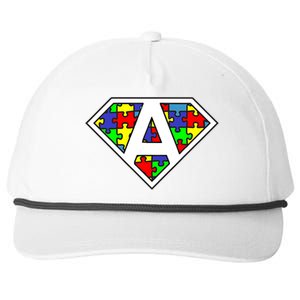 Autism Awareness Day Superhero Funny Gift Snapback Five-Panel Rope Hat