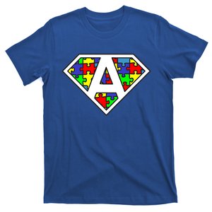 Autism Awareness Day Superhero Funny Gift T-Shirt