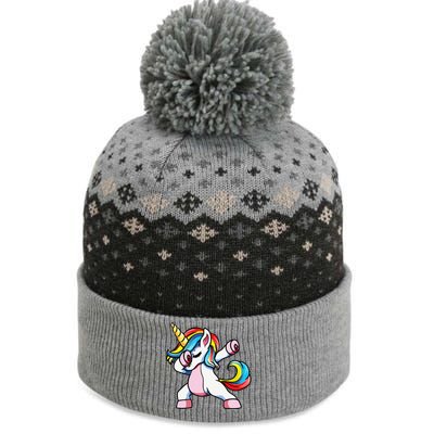 Autism Awareness Dabbing Unicorn Autistic Mom. The Baniff Cuffed Pom Beanie