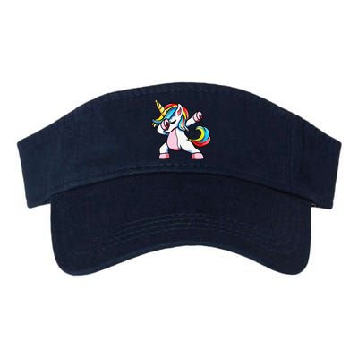 Autism Awareness Dabbing Unicorn Autistic Mom. Valucap Bio-Washed Visor