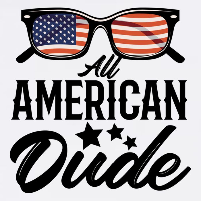 All American Dude 4th Of July Family Matching Sunglass Usa Gift Cool Comfort Performance Bucket Hat