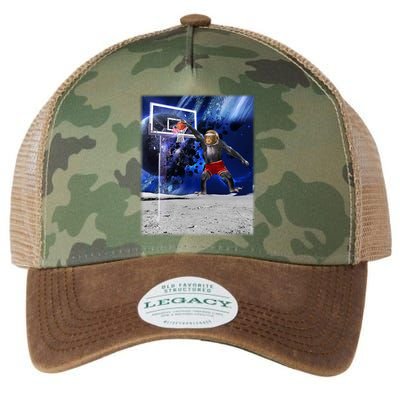 Air Ape Dunking Basketball Monkey Legacy Tie Dye Trucker Hat