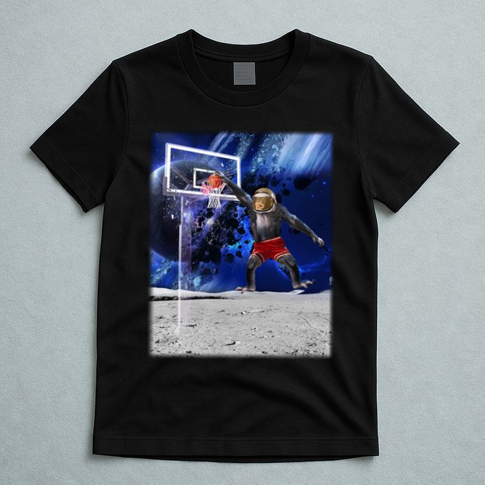 Air Ape Dunking Basketball Monkey T-Shirt