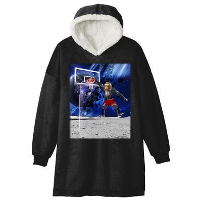 Air Ape Dunking Basketball Monkey Hooded Wearable Blanket