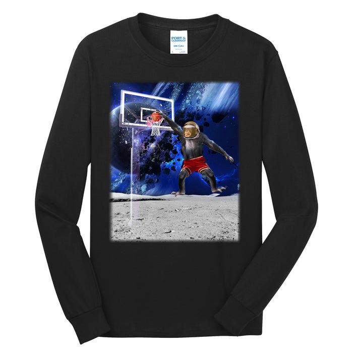 Air Ape Dunking Basketball Monkey Tall Long Sleeve T-Shirt