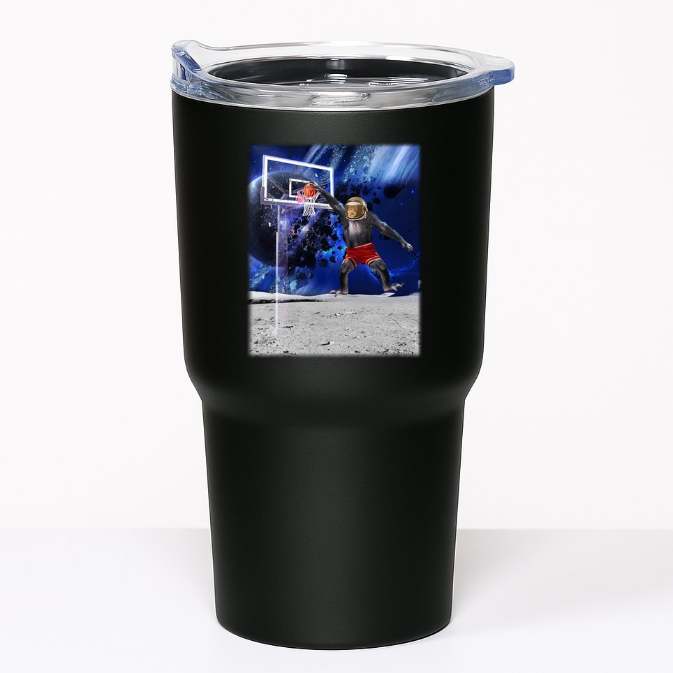 Air Ape Dunking Basketball Monkey Tumbler
