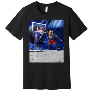 Air Ape Dunking Basketball Monkey Premium T-Shirt