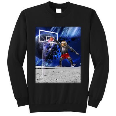 Air Ape Dunking Basketball Monkey Tall Sweatshirt