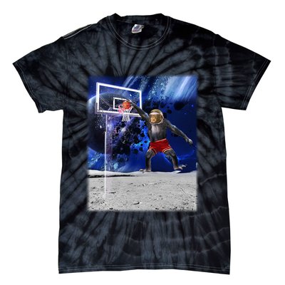 Air Ape Dunking Basketball Monkey Tie-Dye T-Shirt