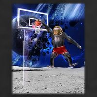 Air Ape Dunking Basketball Monkey Trucker Hat