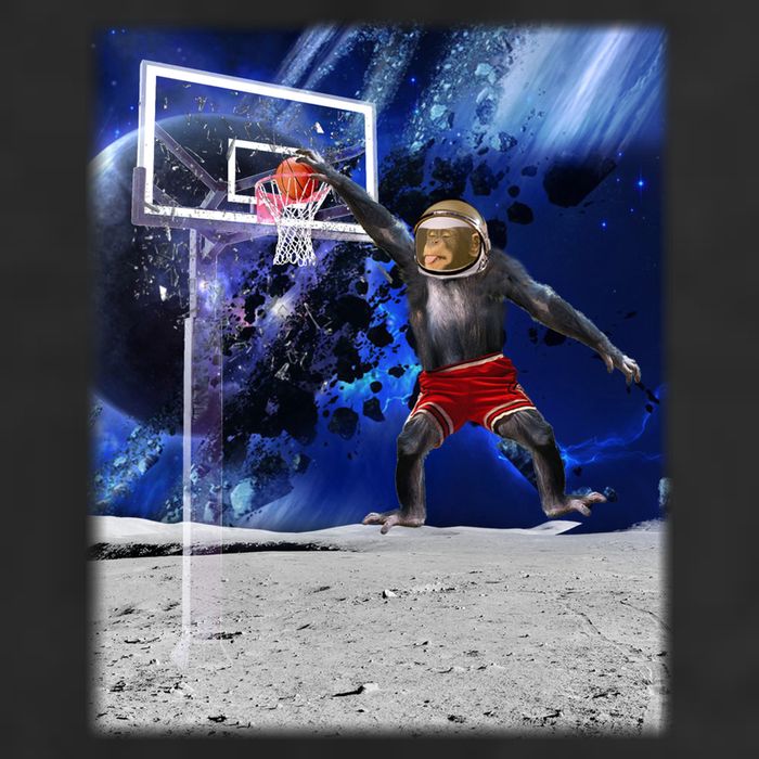 Air Ape Dunking Basketball Monkey Trucker Hat