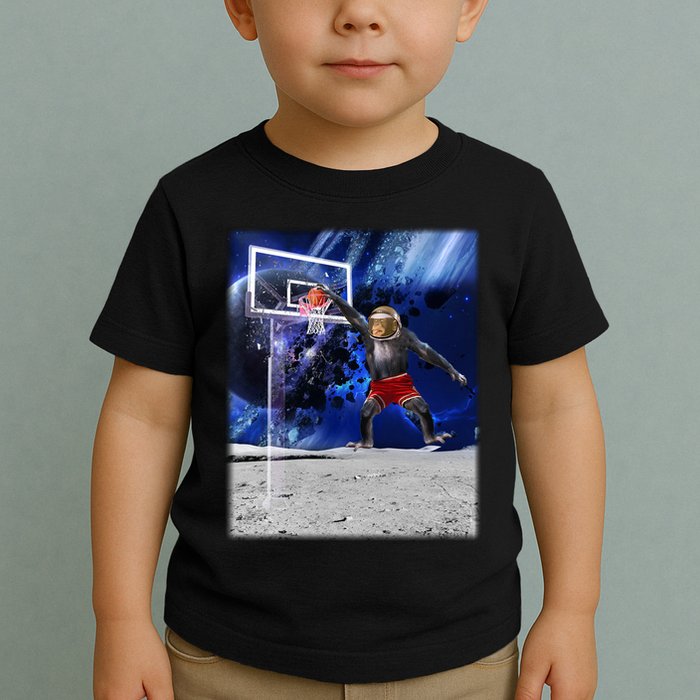 Air Ape Dunking Basketball Monkey Toddler T-Shirt