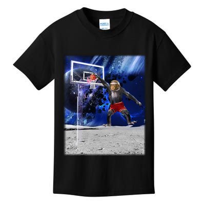 Air Ape Dunking Basketball Monkey Kids T-Shirt