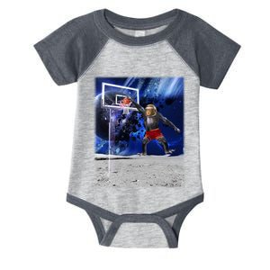 Air Ape Dunking Basketball Monkey Infant Baby Jersey Bodysuit