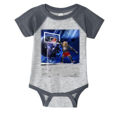 Air Ape Dunking Basketball Monkey Infant Baby Jersey Bodysuit