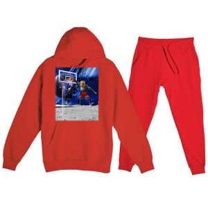 Air Ape Dunking Basketball Monkey Premium Hooded Sweatsuit Set